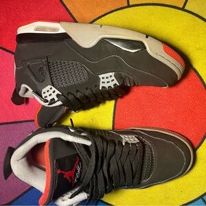 Jordan Men's Black and Orange Sneakers